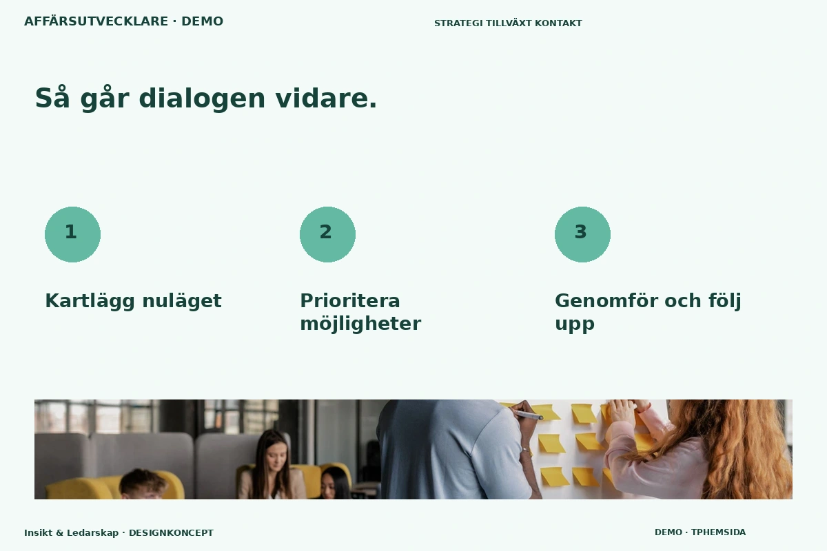 Insikt & Ledarskap – Så fungerar dialogen för affärsutvecklare