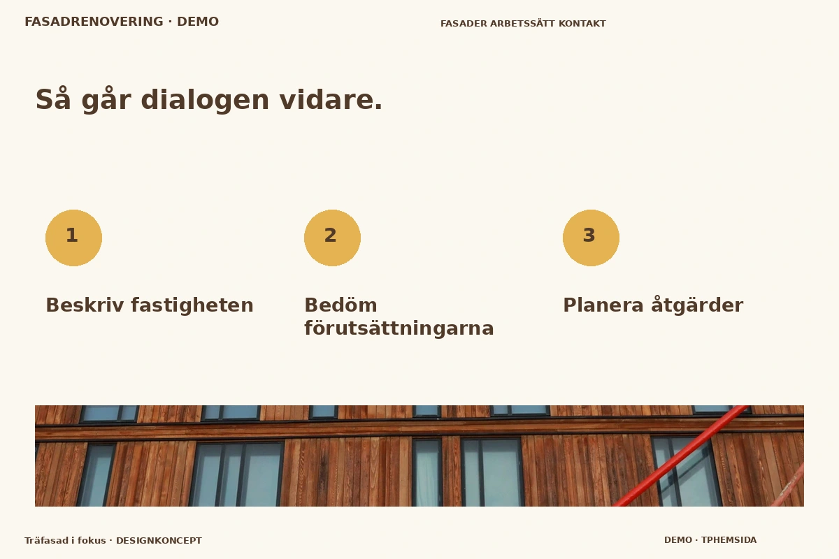 Träfasad i fokus – Så fungerar dialogen för fasadrenovering