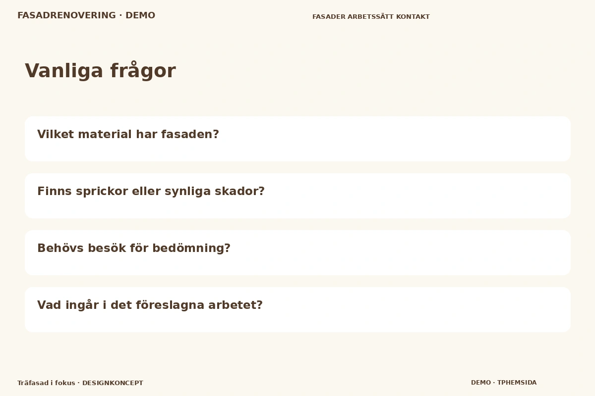 Träfasad i fokus – Vanliga frågor för fasadrenovering