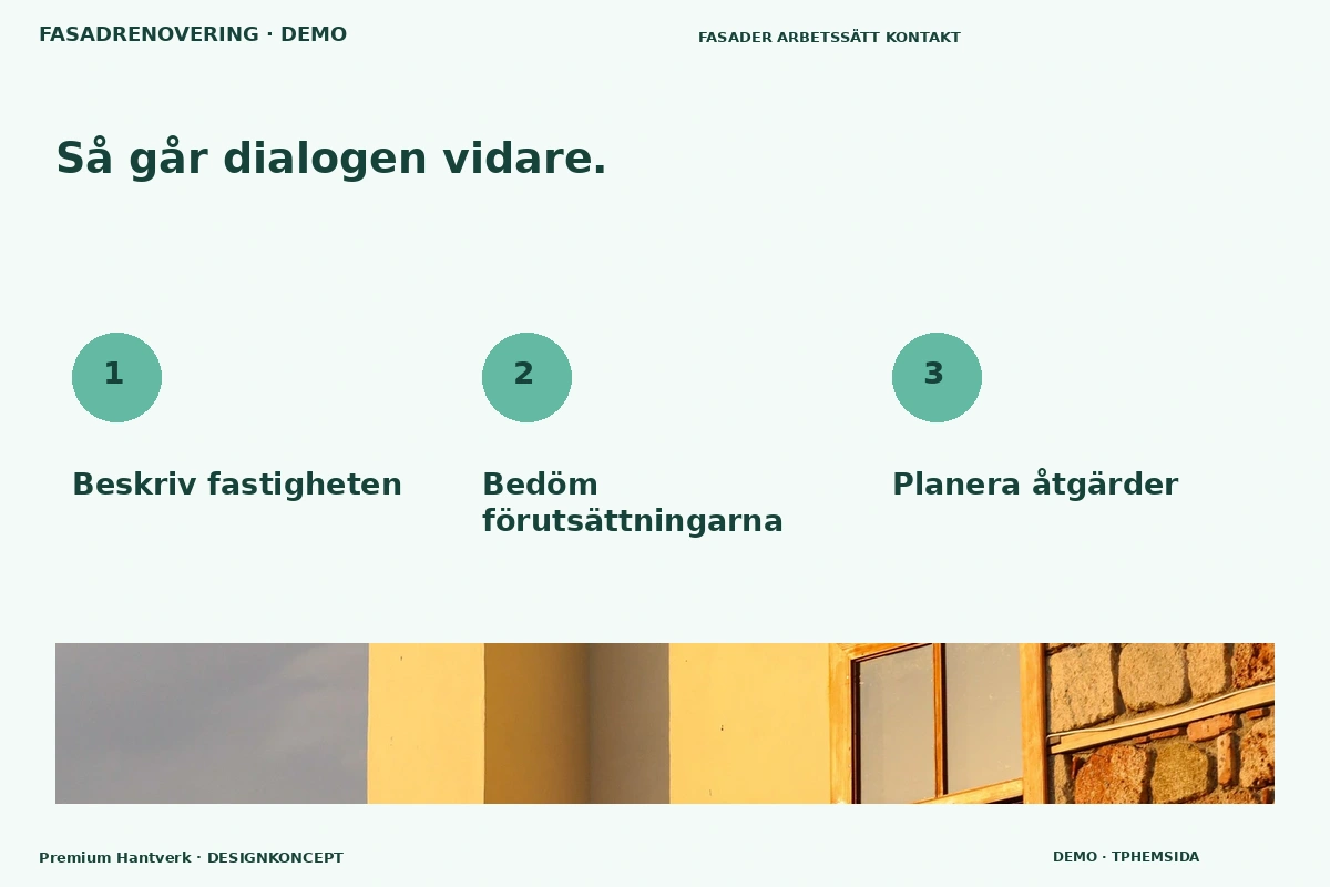 Premium Hantverk – Så fungerar dialogen för fasadrenovering