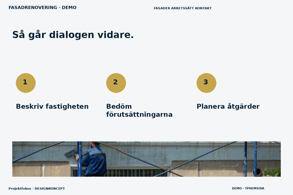 Projektfokus – Så fungerar dialogen för fasadrenovering