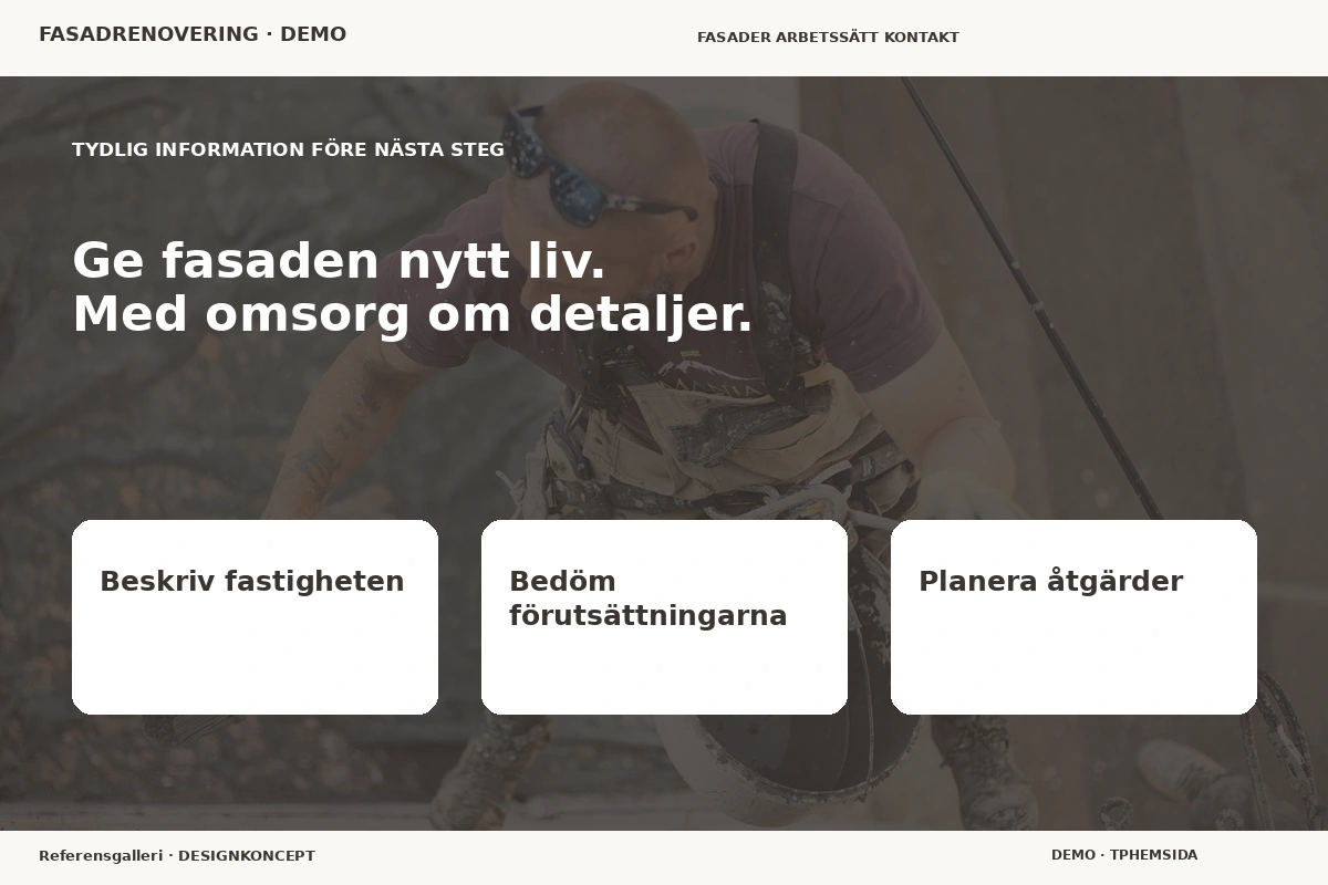 Referensgalleri – Inför ditt val för fasadrenovering
