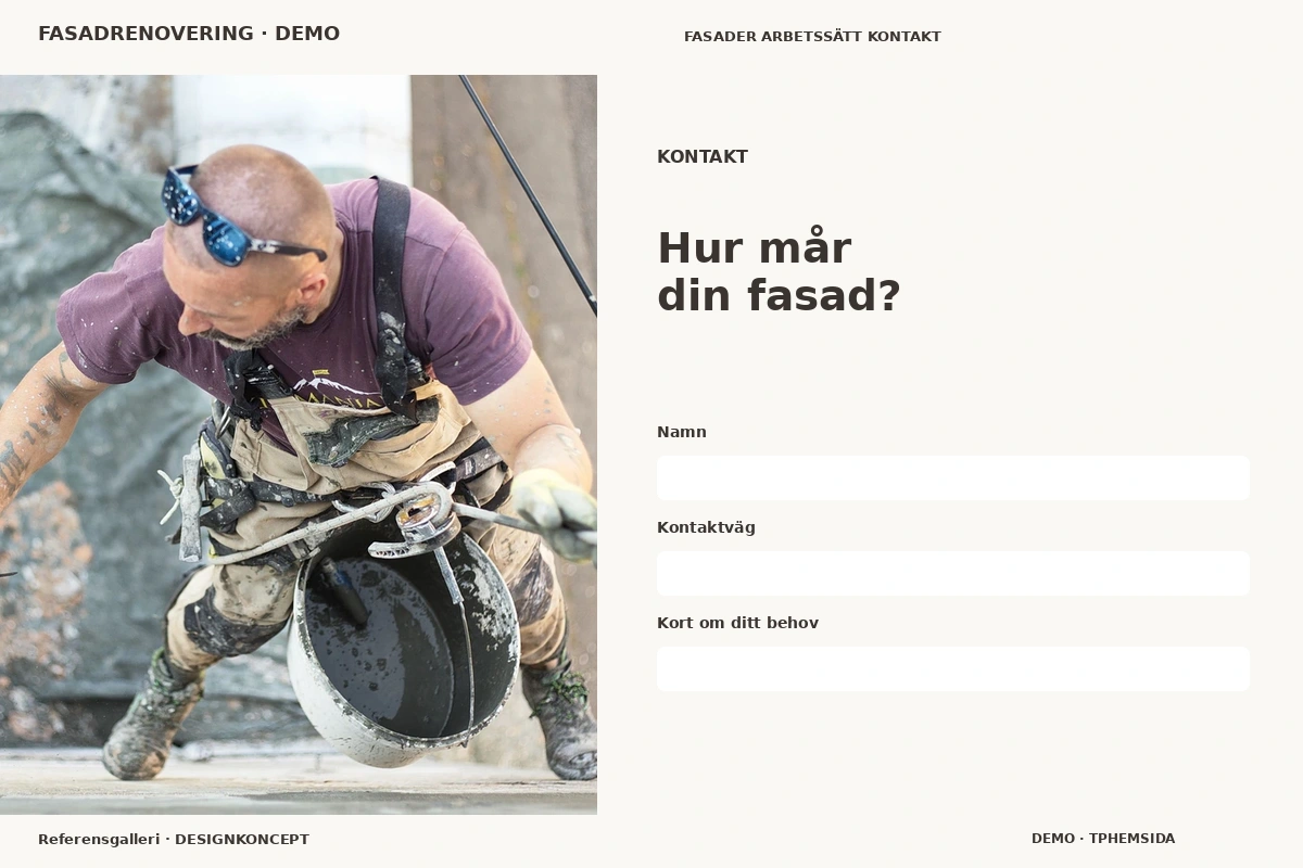 Referensgalleri – Kontakt för fasadrenovering