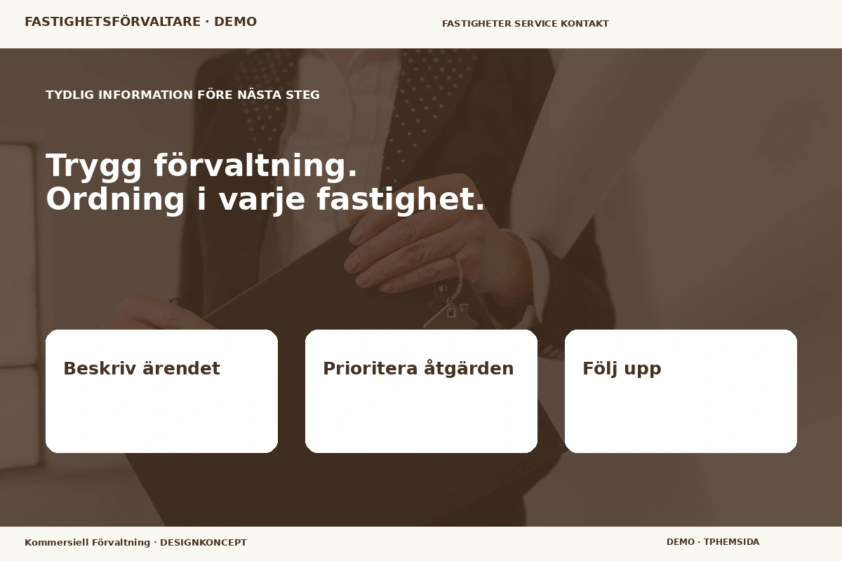 Kommersiell Förvaltning – Inför ditt val för fastighetsförvaltare