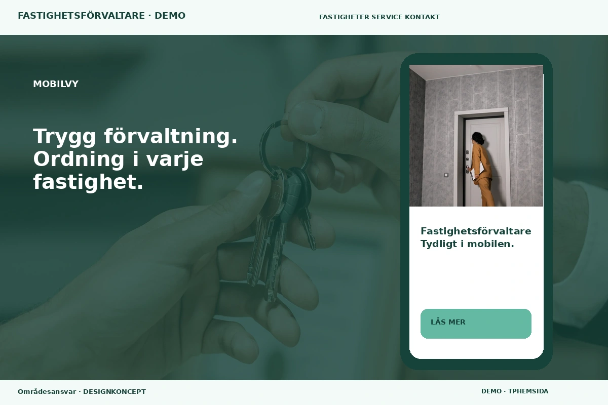 Områdesansvar – Mobilvy för fastighetsförvaltare