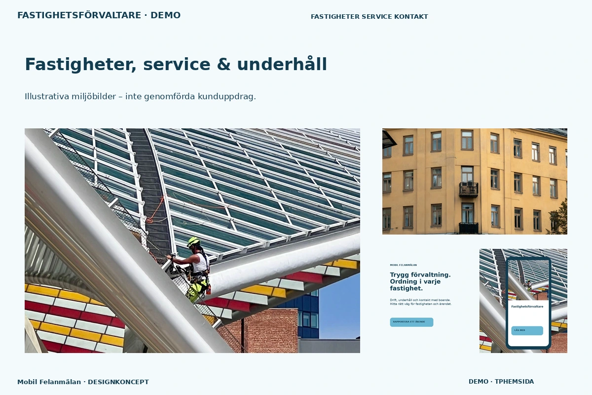 Mobil Felanmälan – Fastigheter, service & underhåll för fastighetsförvaltare
