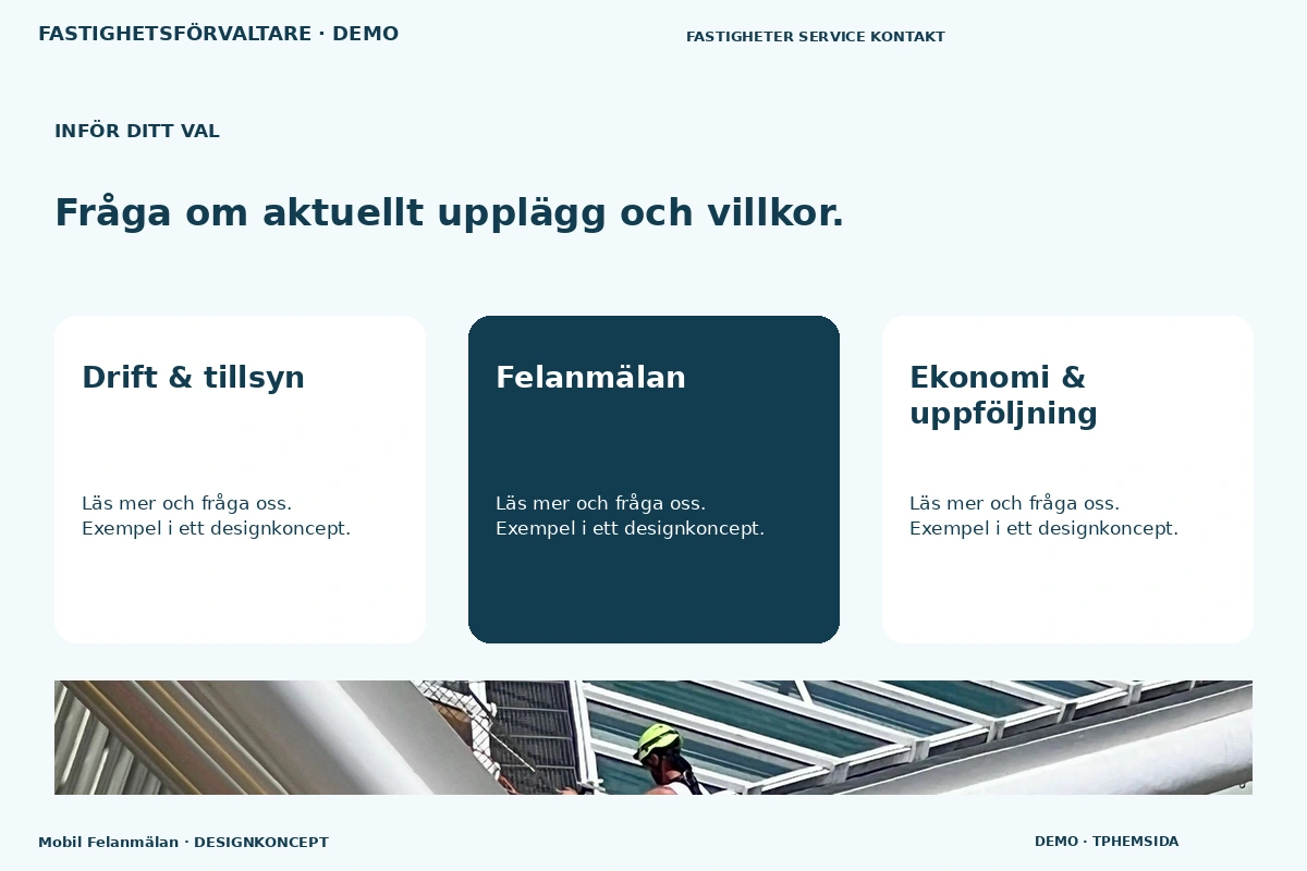 Mobil Felanmälan – Alternativ & villkor för fastighetsförvaltare