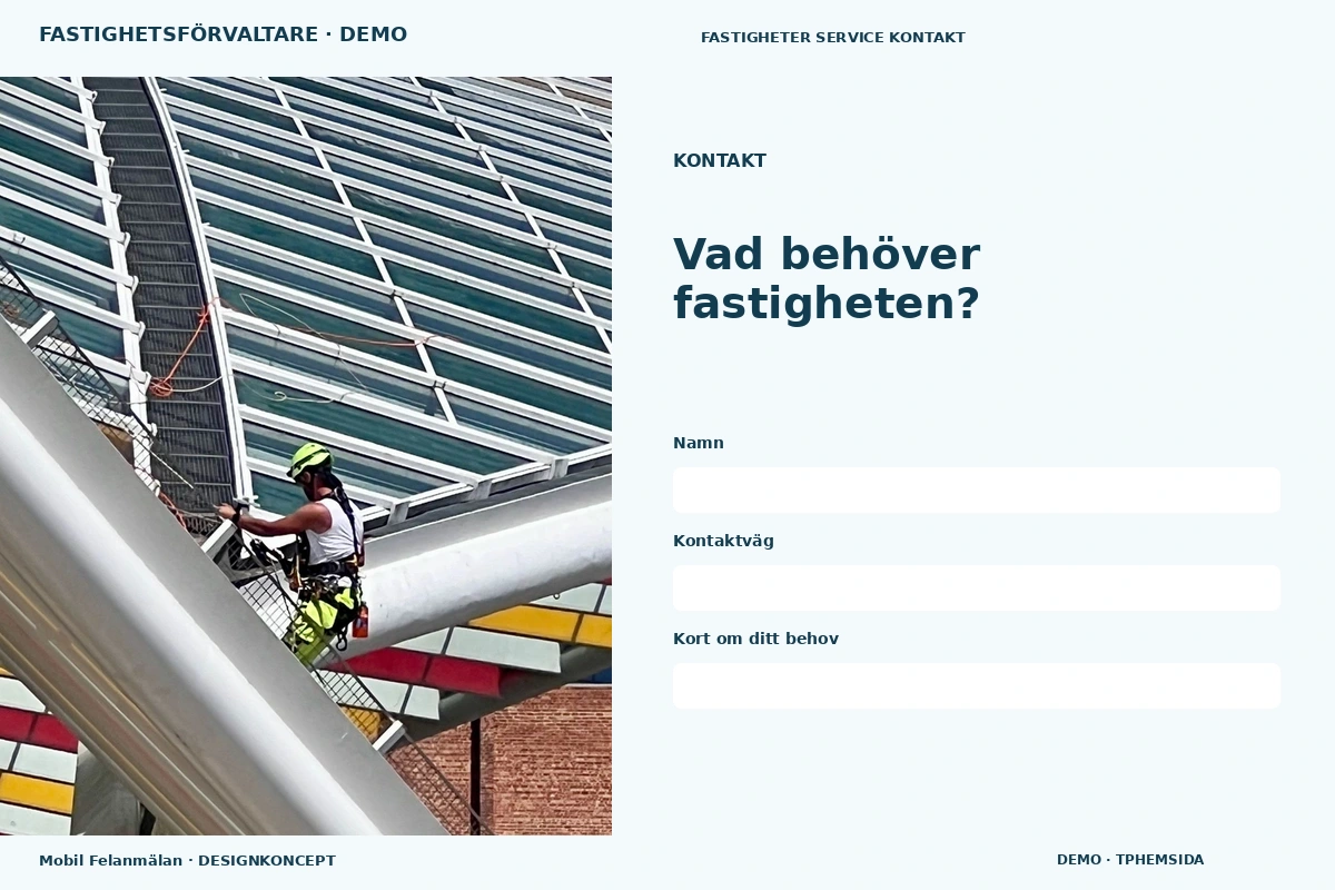 Mobil Felanmälan – Kontakt för fastighetsförvaltare