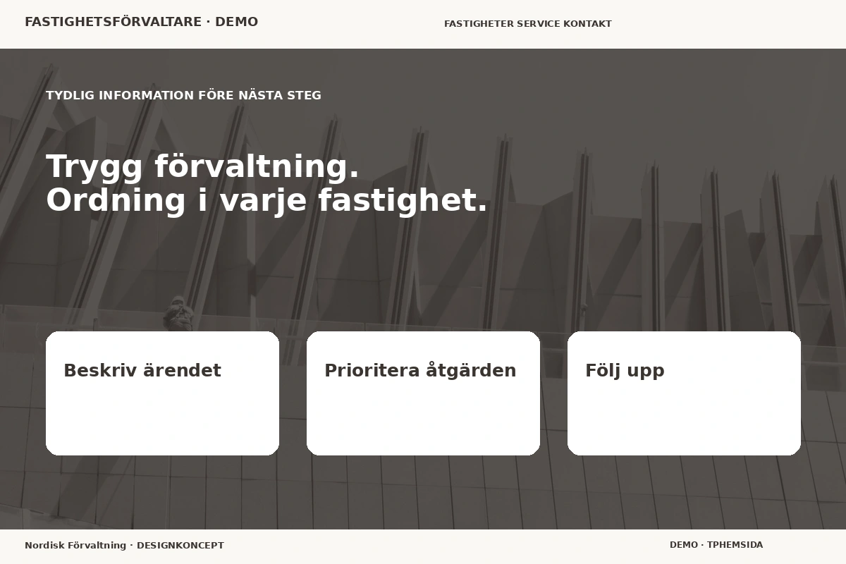 Nordisk Förvaltning – Inför ditt val för fastighetsförvaltare