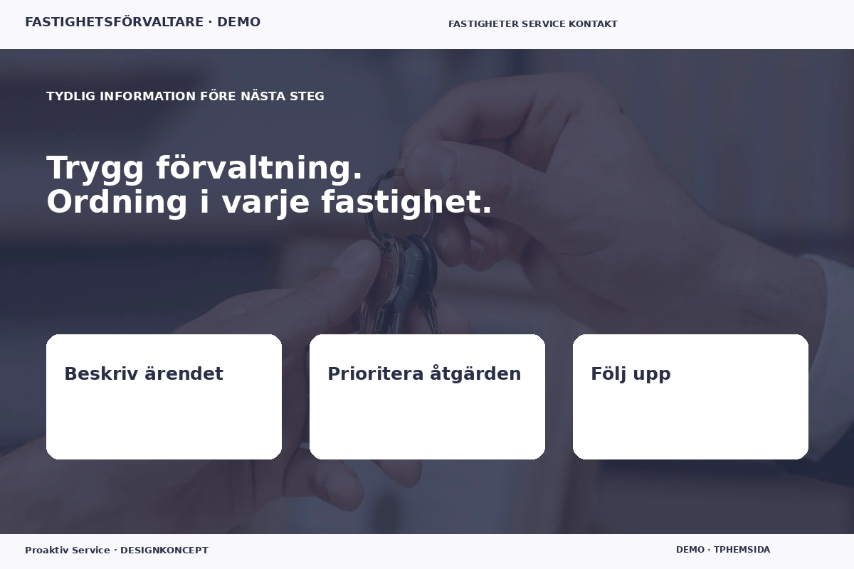 Proaktiv Service – Inför ditt val för fastighetsförvaltare