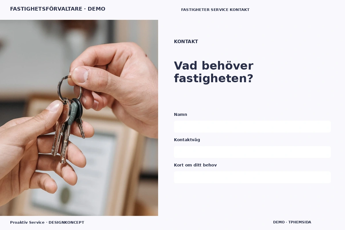 Proaktiv Service – Kontakt för fastighetsförvaltare
