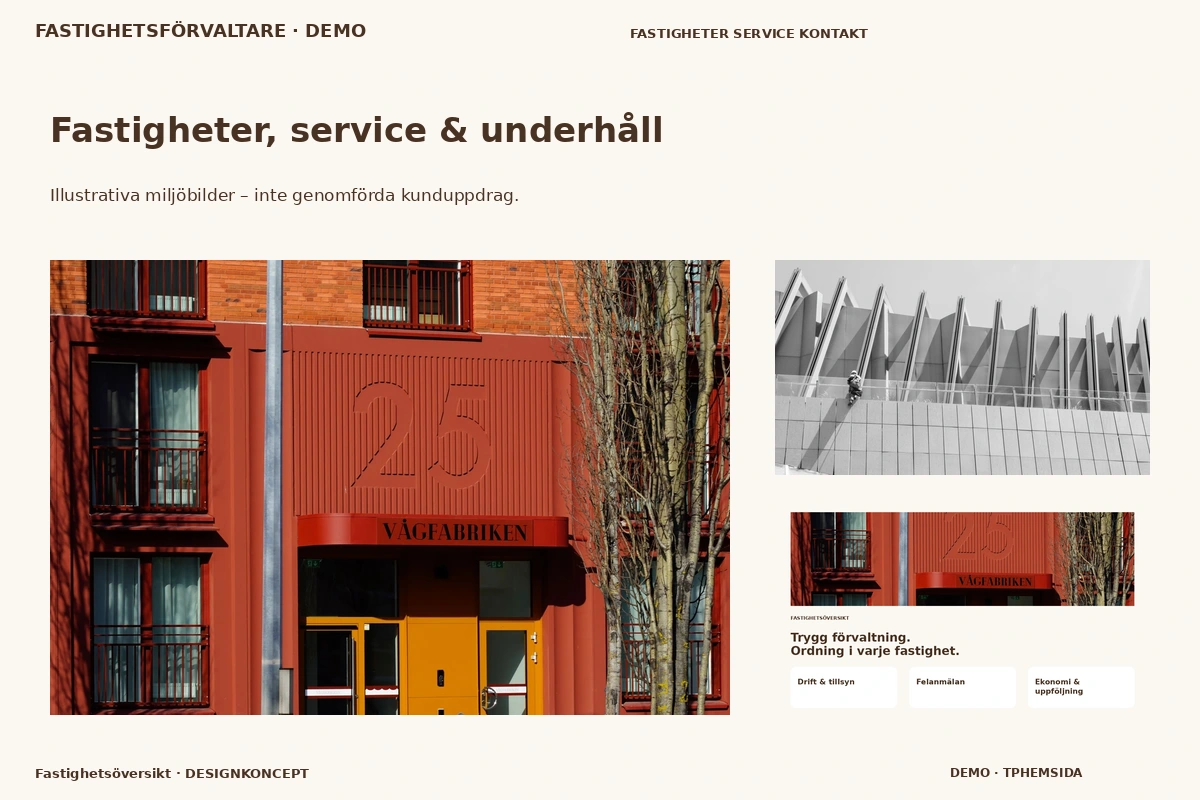 Fastighetsöversikt – Fastigheter, service & underhåll för fastighetsförvaltare