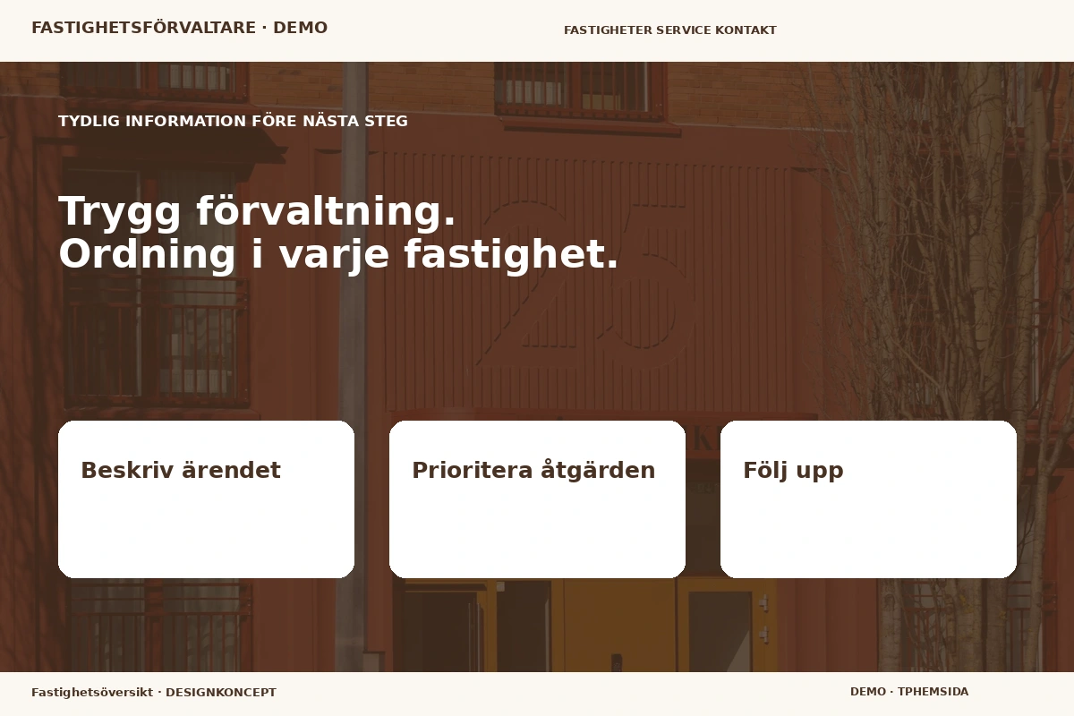 Fastighetsöversikt – Inför ditt val för fastighetsförvaltare