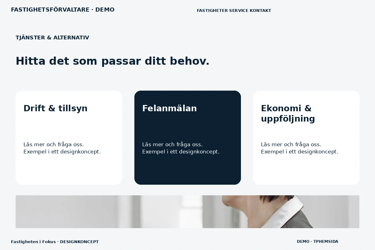 Fastigheten i Fokus – Tjänster & alternativ för fastighetsförvaltare