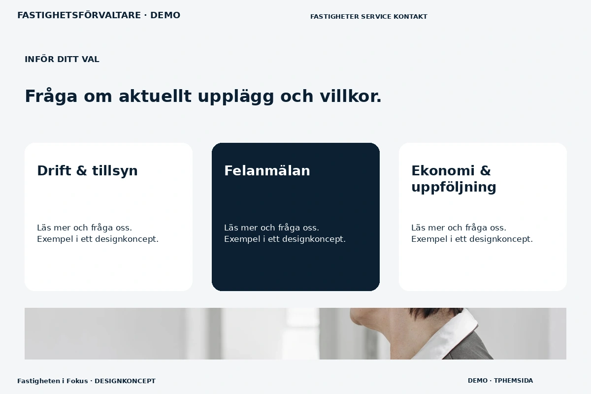 Fastigheten i Fokus – Alternativ & villkor för fastighetsförvaltare