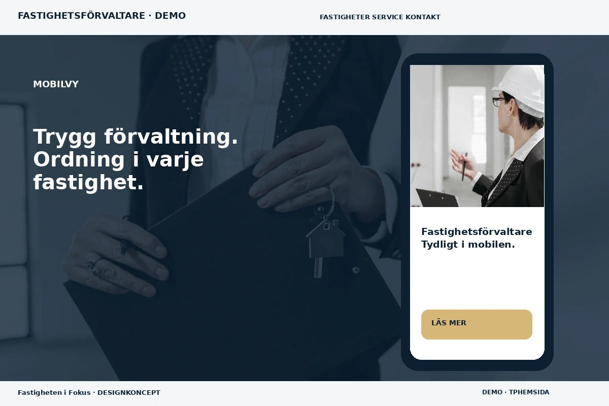 Fastigheten i Fokus – Mobilvy för fastighetsförvaltare