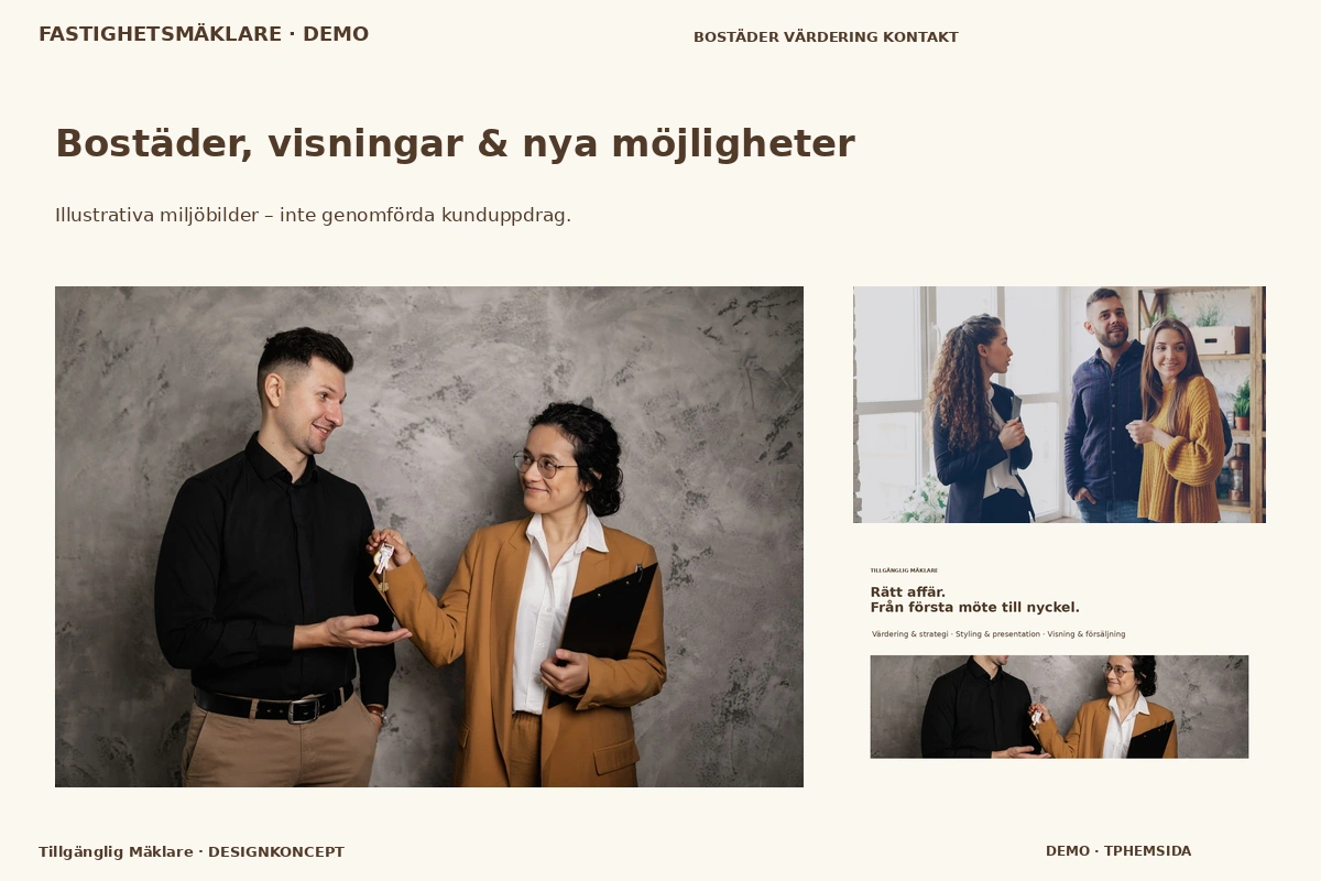 Tillgänglig Mäklare – Bostäder, visningar & nya möjligheter för fastighetsmäklare