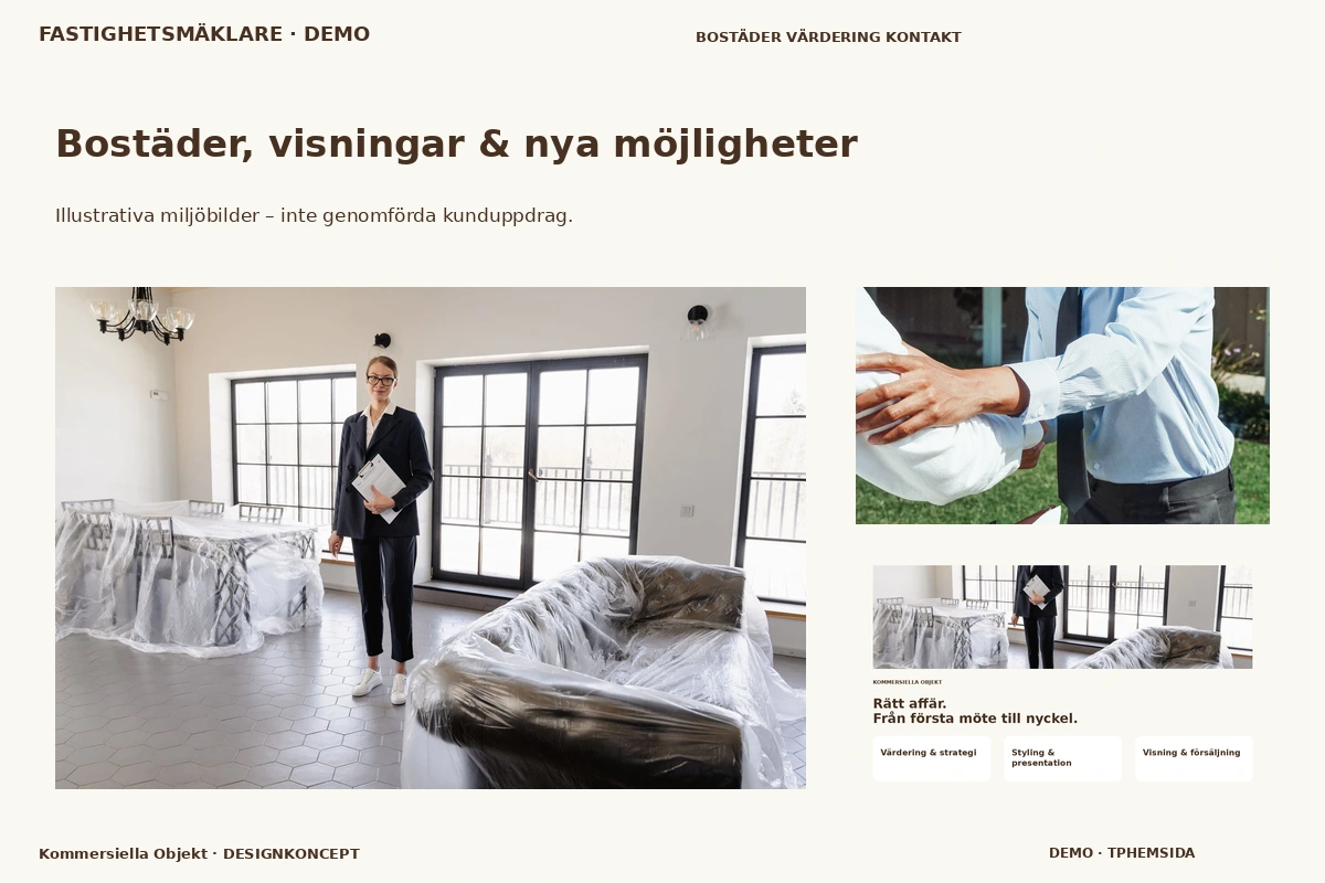 Kommersiella Objekt – Bostäder, visningar & nya möjligheter för fastighetsmäklare