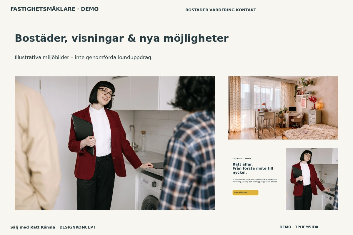 Sälj med Rätt Känsla – Bostäder, visningar & nya möjligheter för fastighetsmäklare