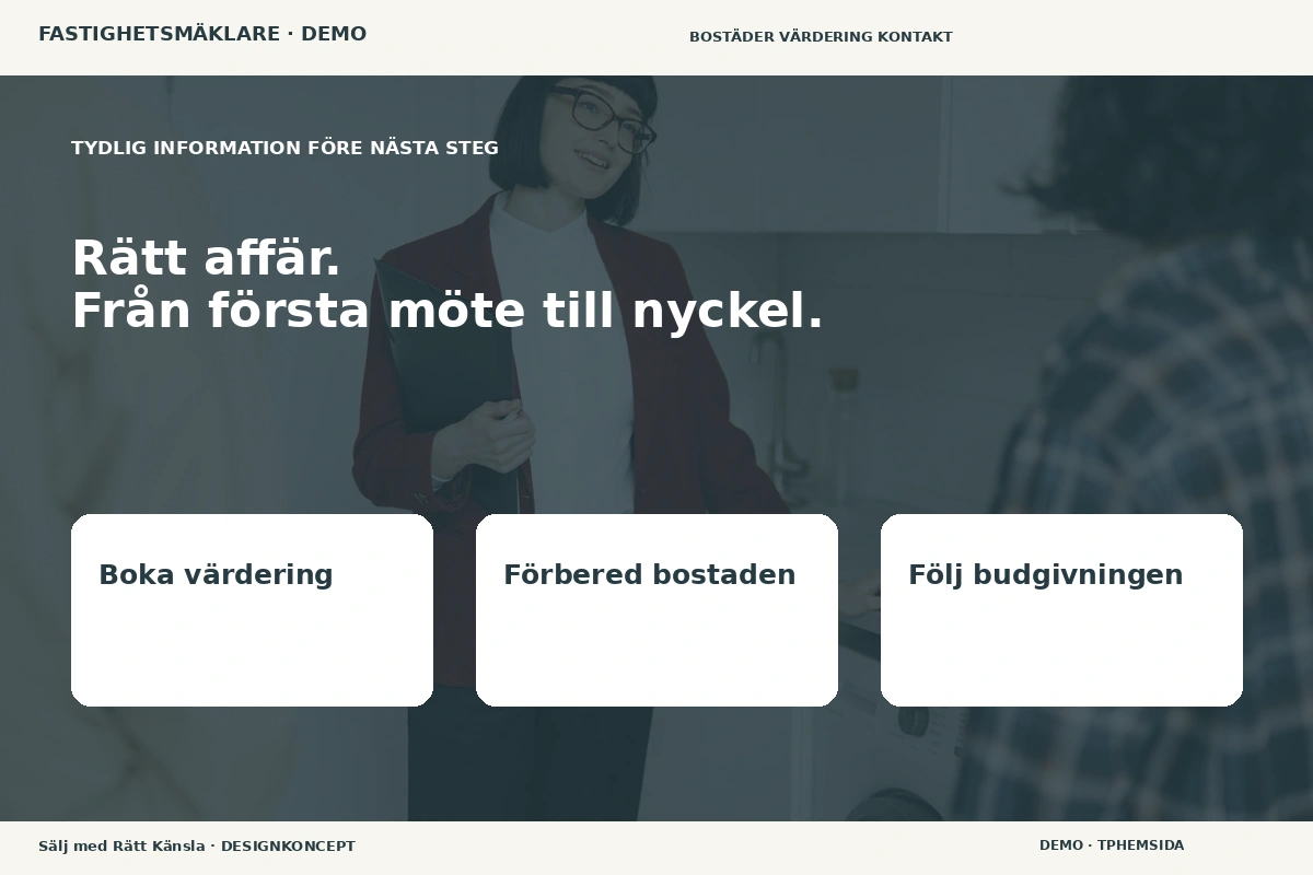 Sälj med Rätt Känsla – Inför ditt val för fastighetsmäklare
