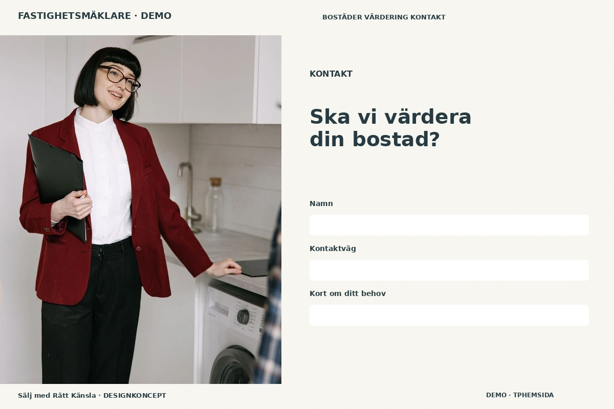 Sälj med Rätt Känsla – Kontakt för fastighetsmäklare