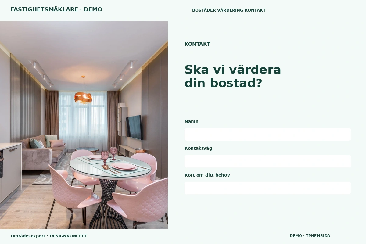 Områdesexpert – Kontakt för fastighetsmäklare