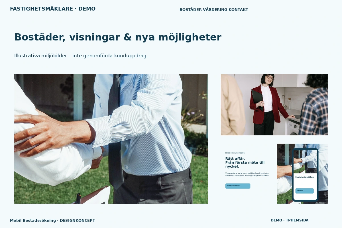 Mobil Bostadssökning – Bostäder, visningar & nya möjligheter för fastighetsmäklare