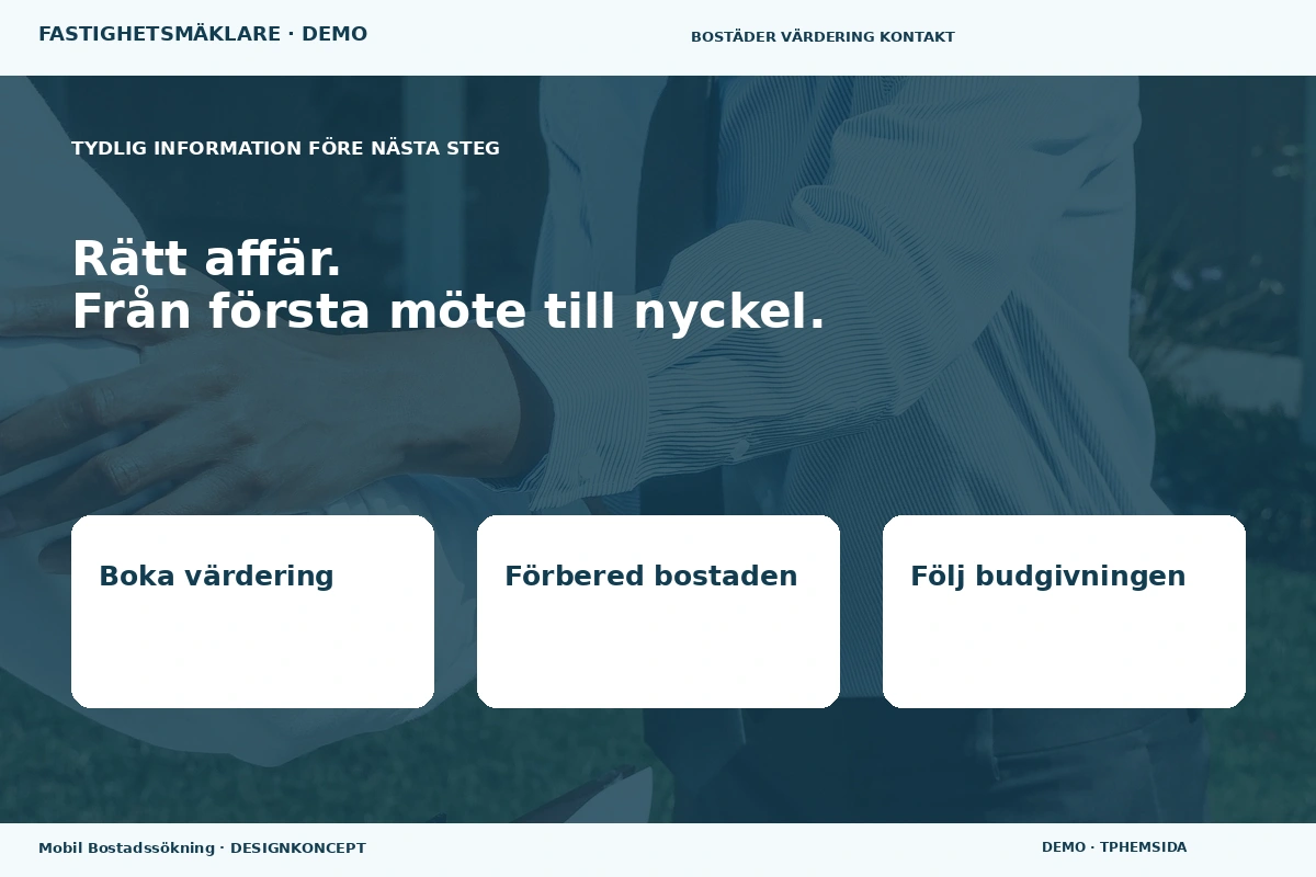 Mobil Bostadssökning – Inför ditt val för fastighetsmäklare