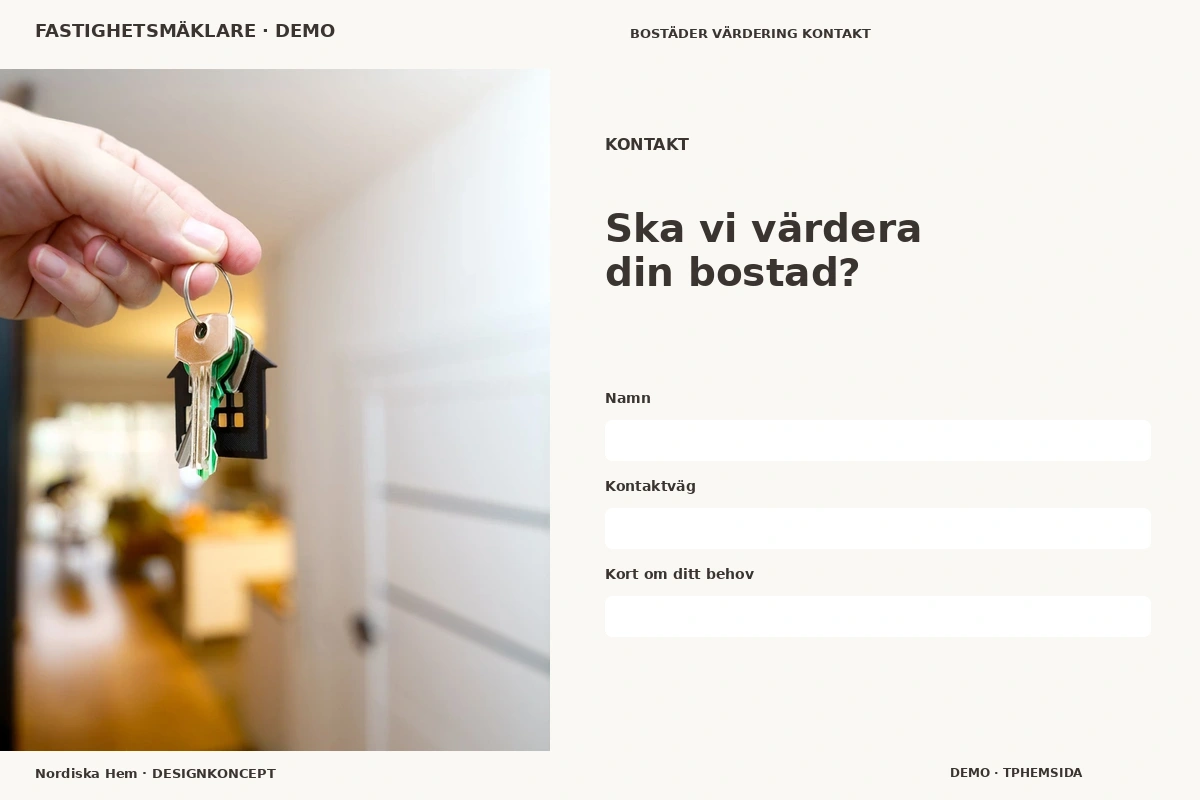 Nordiska Hem – Kontakt för fastighetsmäklare