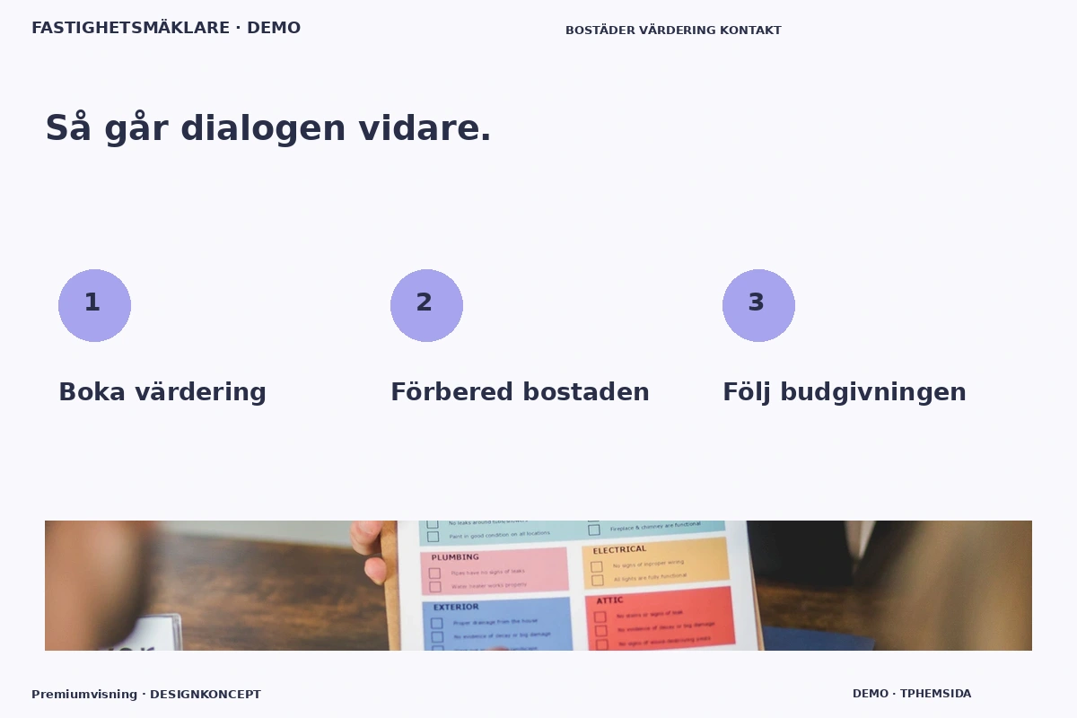 Premiumvisning – Så fungerar dialogen för fastighetsmäklare