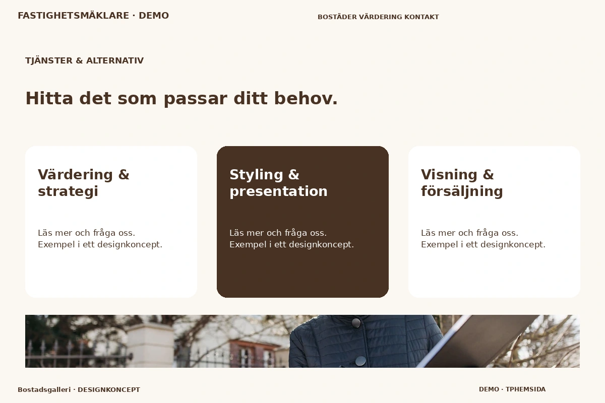 Bostadsgalleri – Tjänster & alternativ för fastighetsmäklare