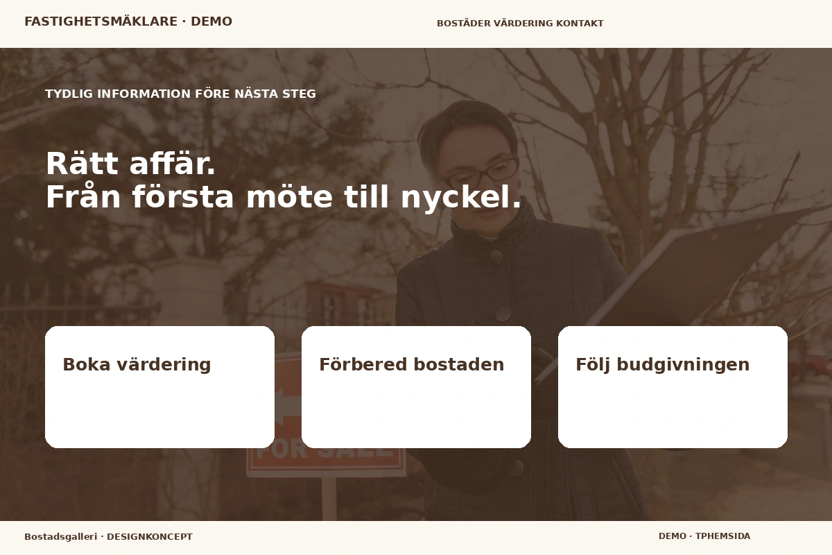 Bostadsgalleri – Inför ditt val för fastighetsmäklare