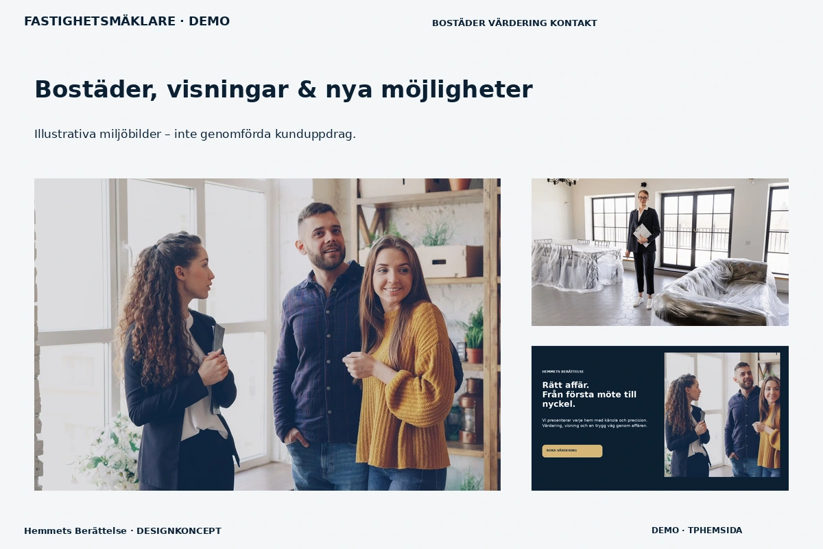 Hemmets Berättelse – Bostäder, visningar & nya möjligheter för fastighetsmäklare