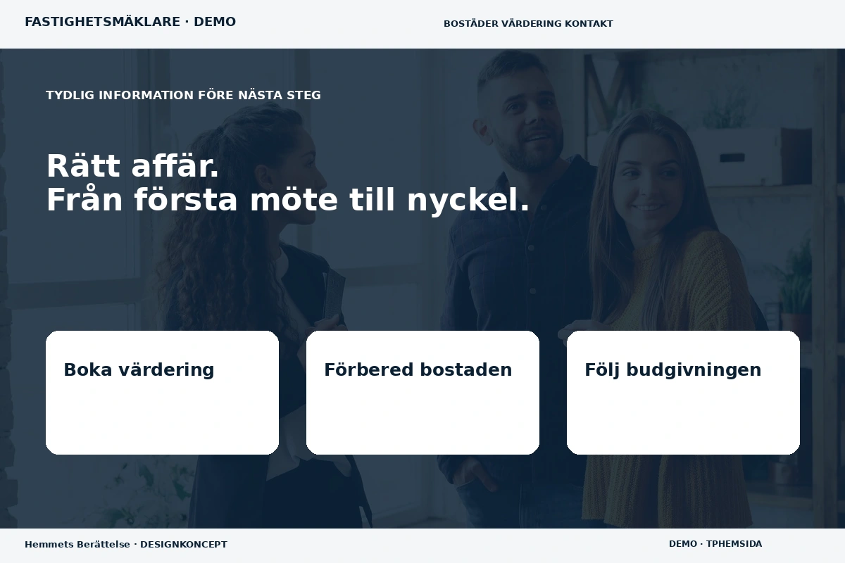 Hemmets Berättelse – Inför ditt val för fastighetsmäklare