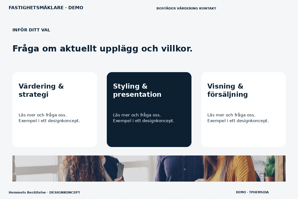 Hemmets Berättelse – Alternativ & villkor för fastighetsmäklare