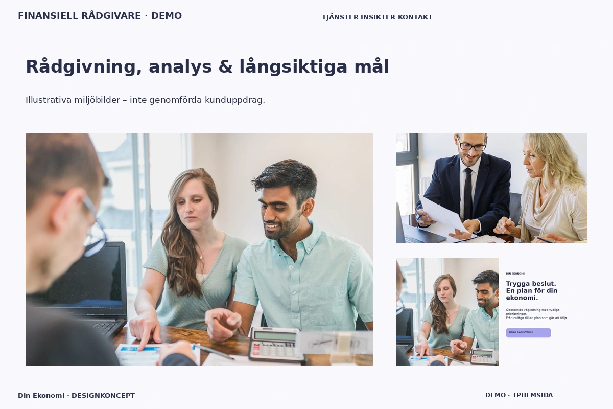 Din Ekonomi – Rådgivning, analys & långsiktiga mål för finansiell rådgivare