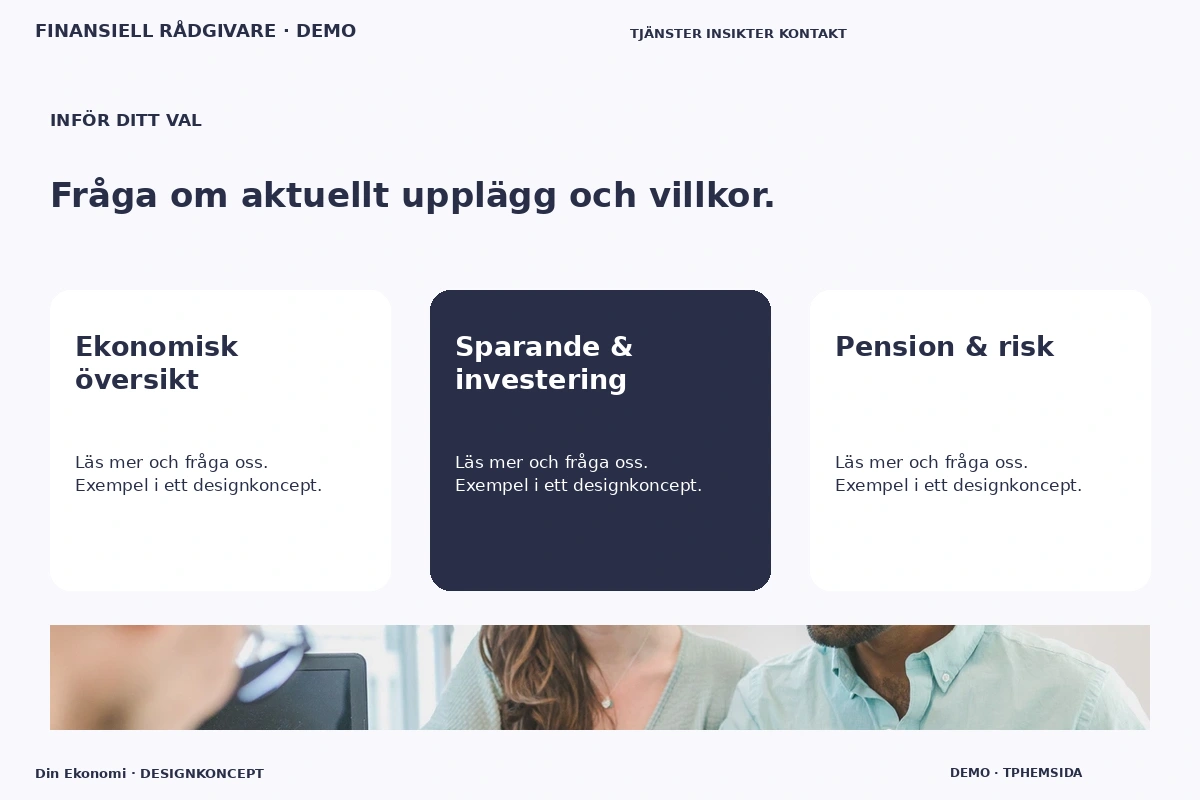 Din Ekonomi – Alternativ & villkor för finansiell rådgivare