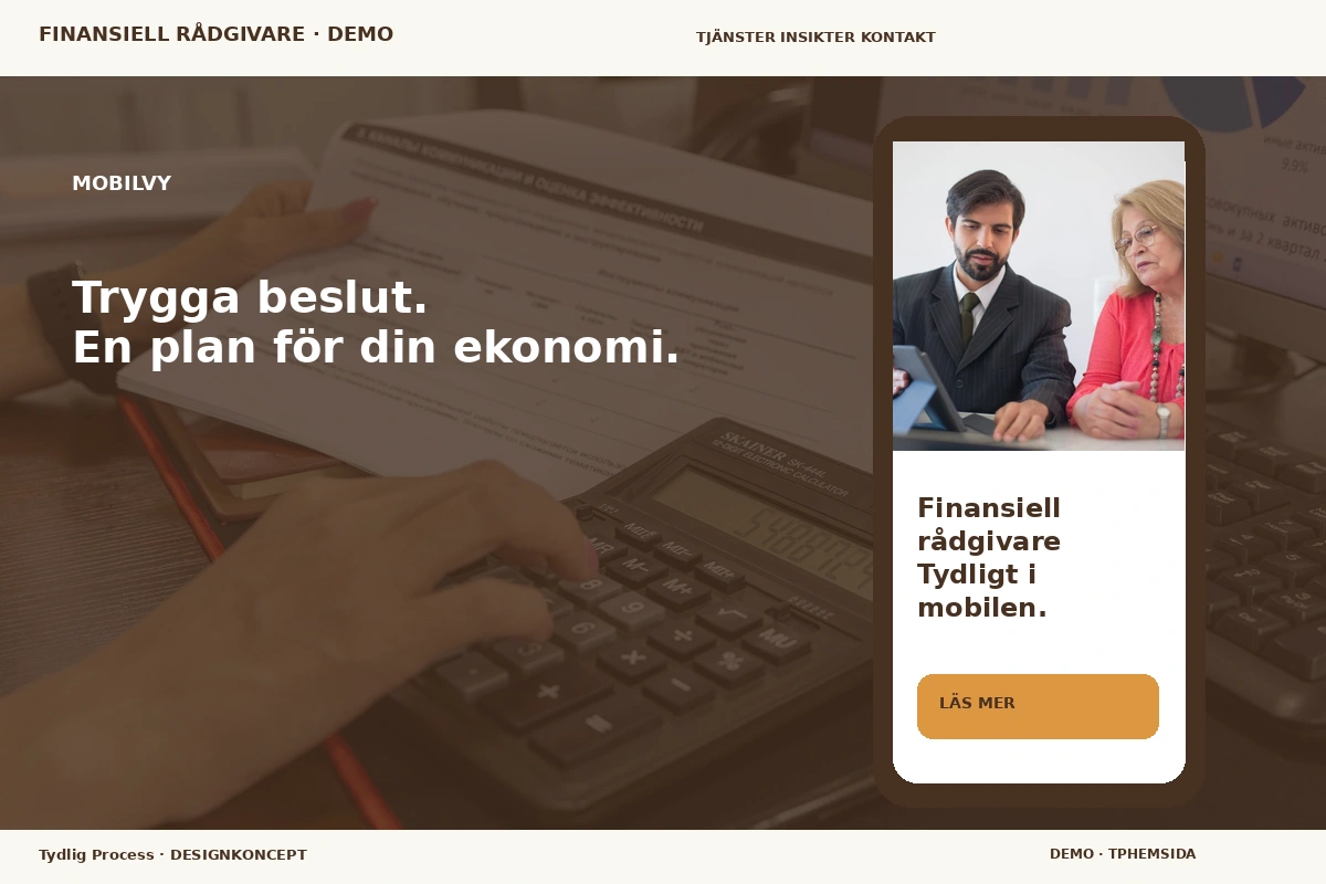 Tydlig Process – Mobilvy för finansiell rådgivare