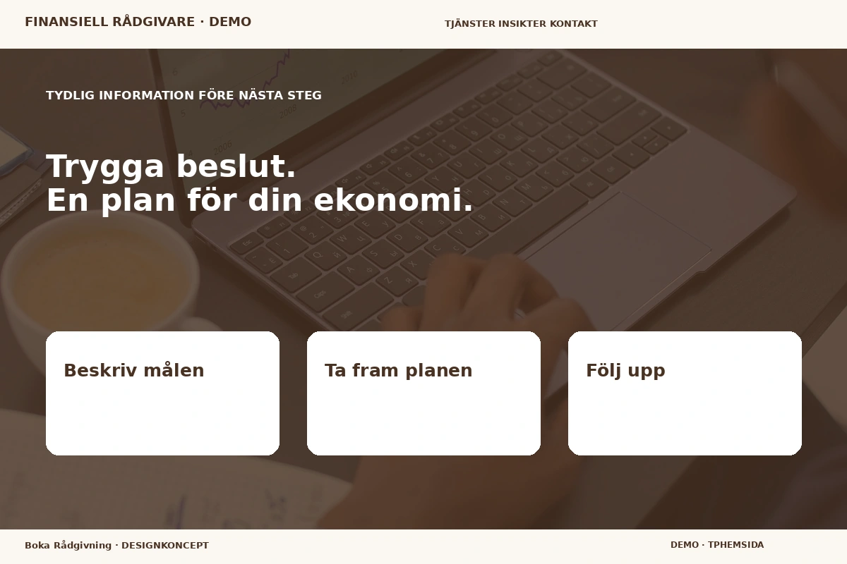 Boka Rådgivning – Inför ditt val för finansiell rådgivare