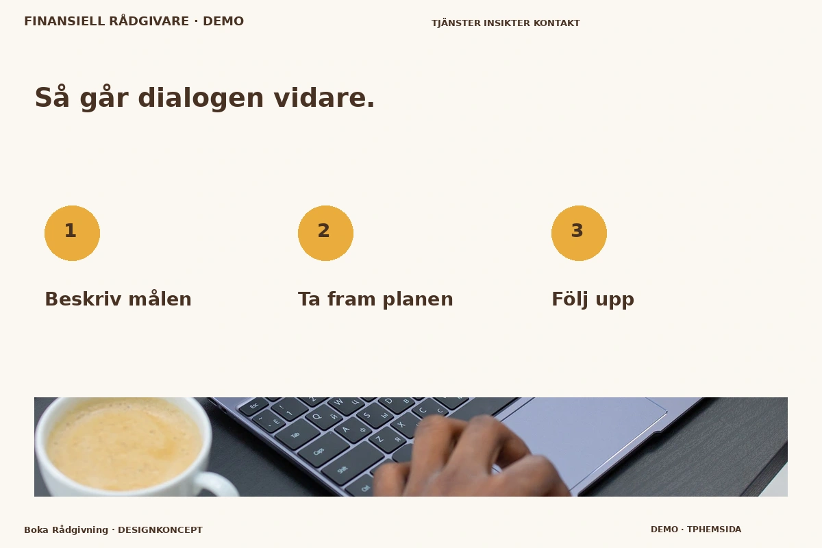 Boka Rådgivning – Så fungerar dialogen för finansiell rådgivare