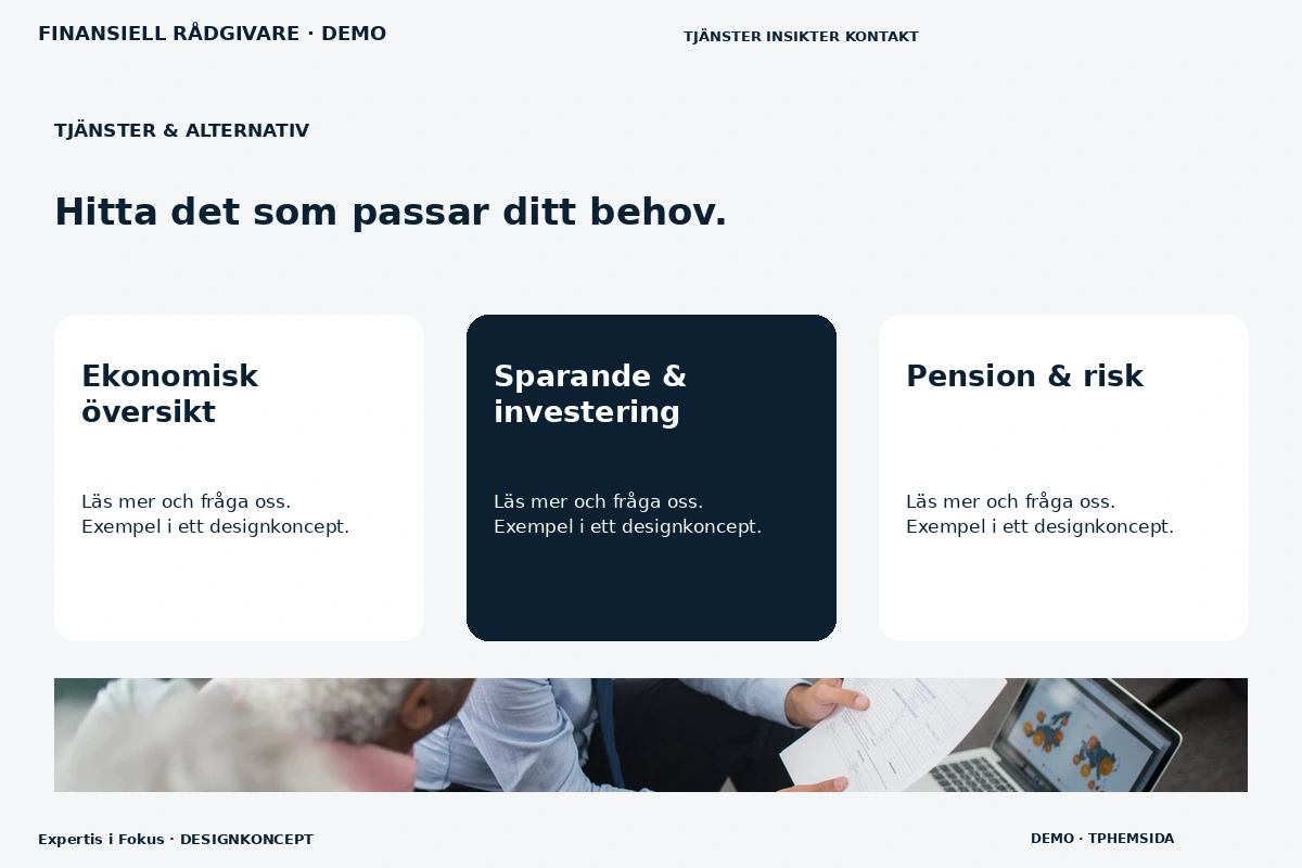 Expertis i Fokus – Tjänster & alternativ för finansiell rådgivare