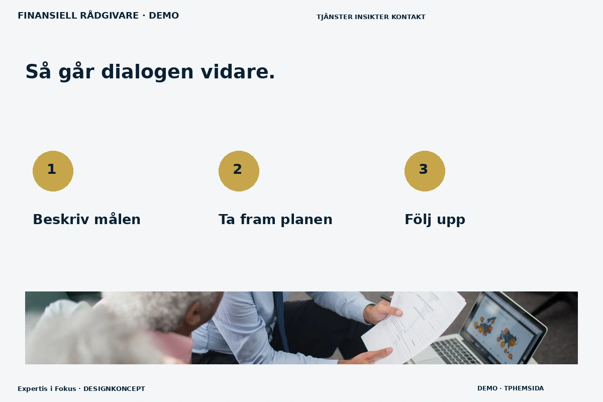 Expertis i Fokus – Så fungerar dialogen för finansiell rådgivare