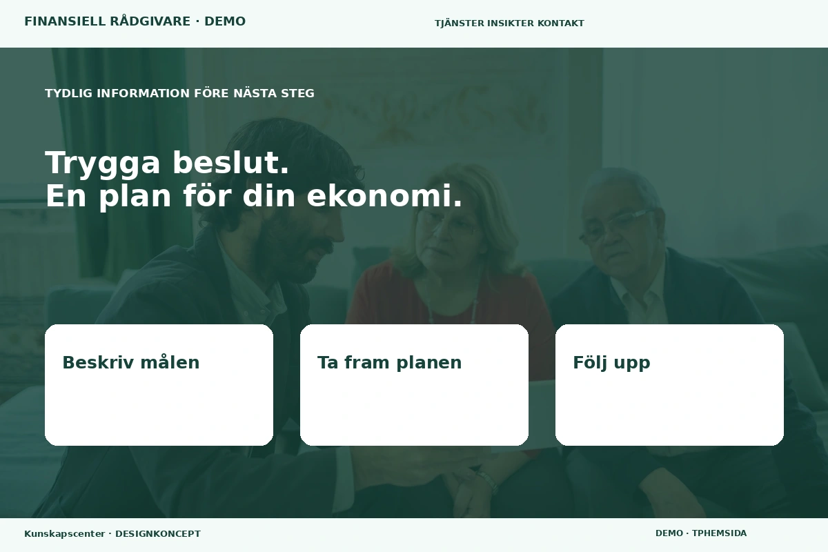 Kunskapscenter – Inför ditt val för finansiell rådgivare