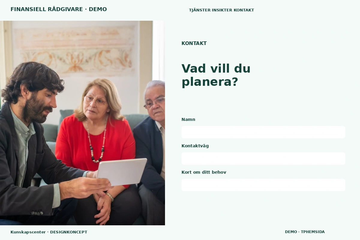 Kunskapscenter – Kontakt för finansiell rådgivare