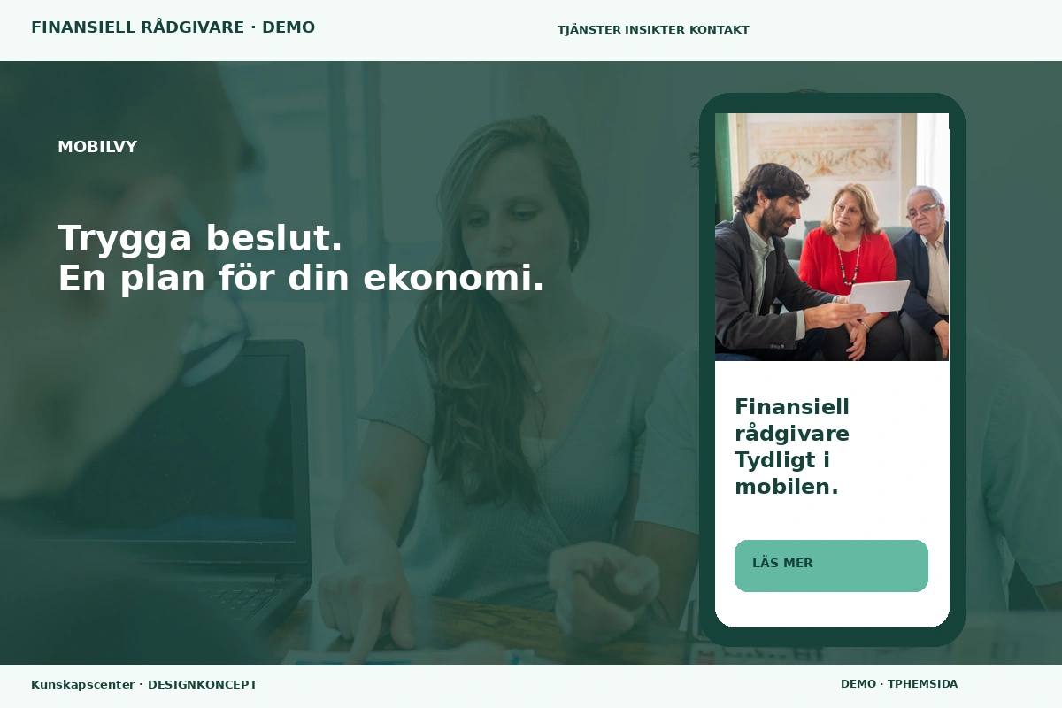 Kunskapscenter – Mobilvy för finansiell rådgivare