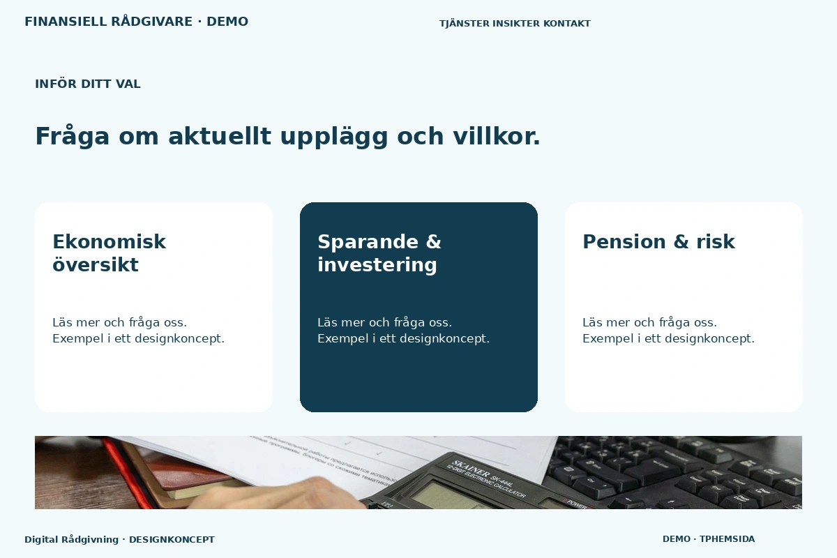Digital Rådgivning – Alternativ & villkor för finansiell rådgivare