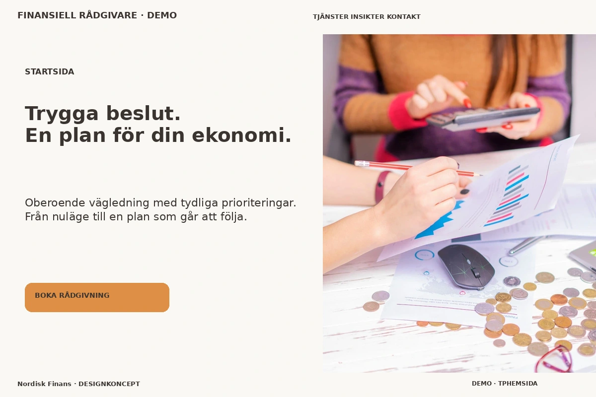 Nordisk Finans – Startsida för finansiell rådgivare