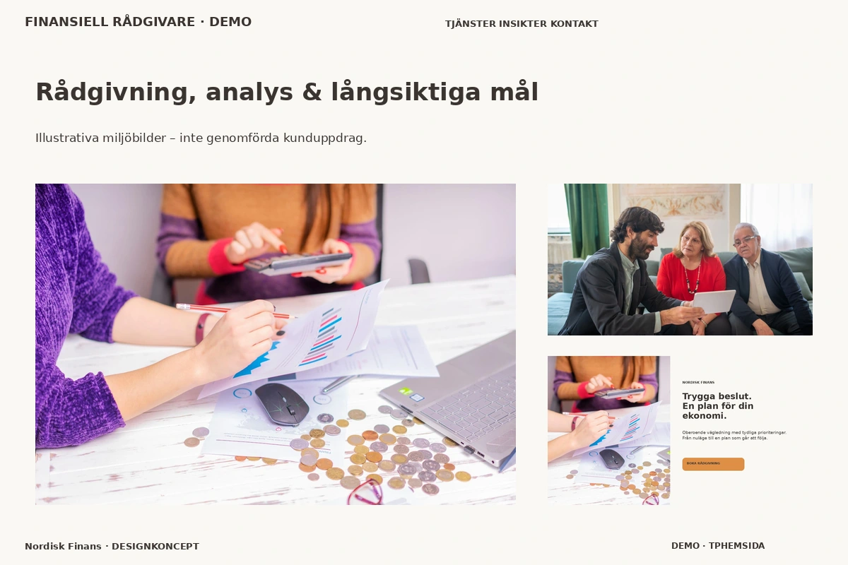 Nordisk Finans – Rådgivning, analys & långsiktiga mål för finansiell rådgivare