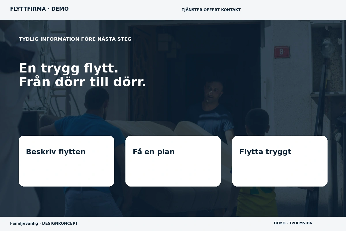 Familjevänlig – Inför ditt val för flyttfirma