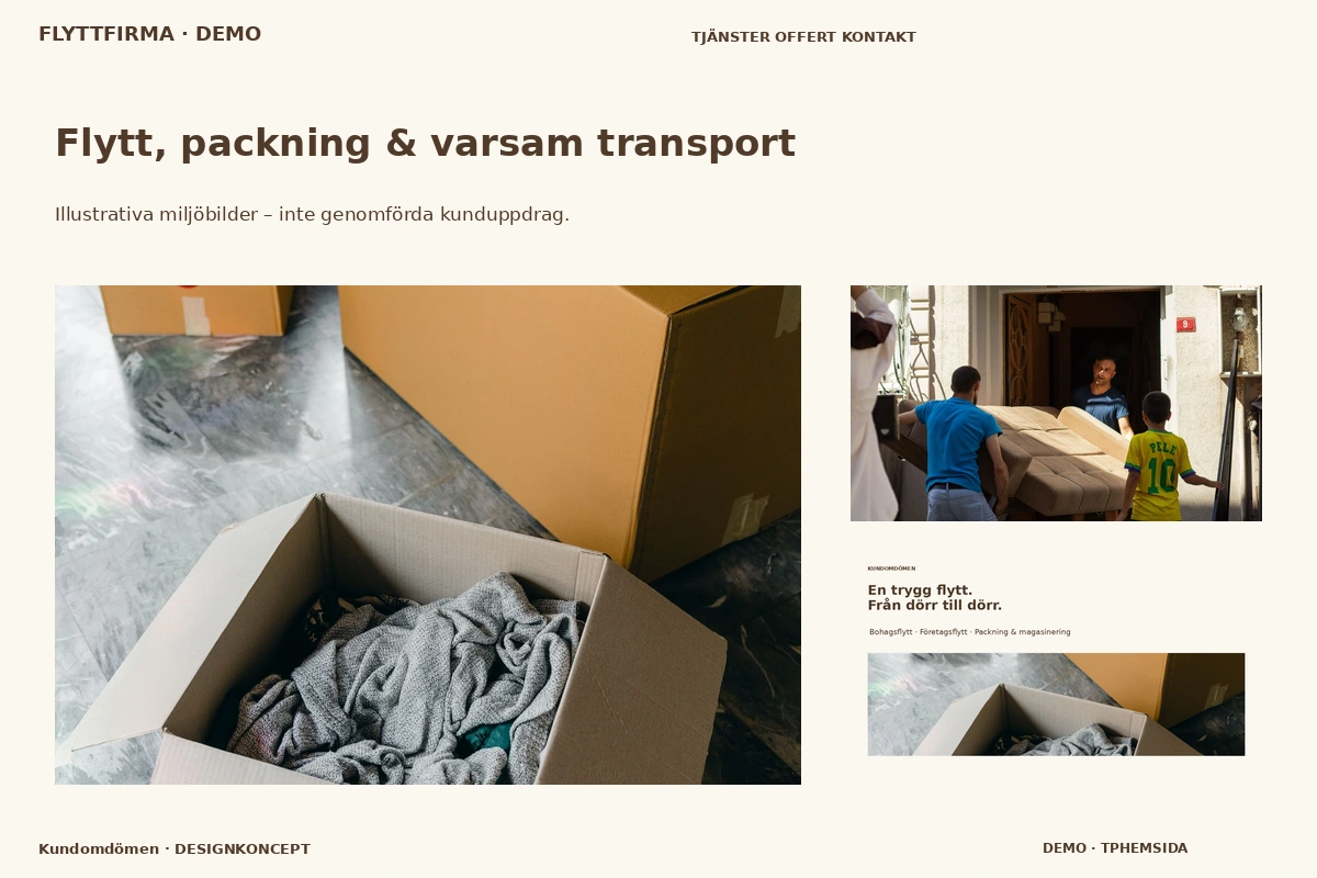 Kundomdömen – Flytt, packning & varsam transport för flyttfirma